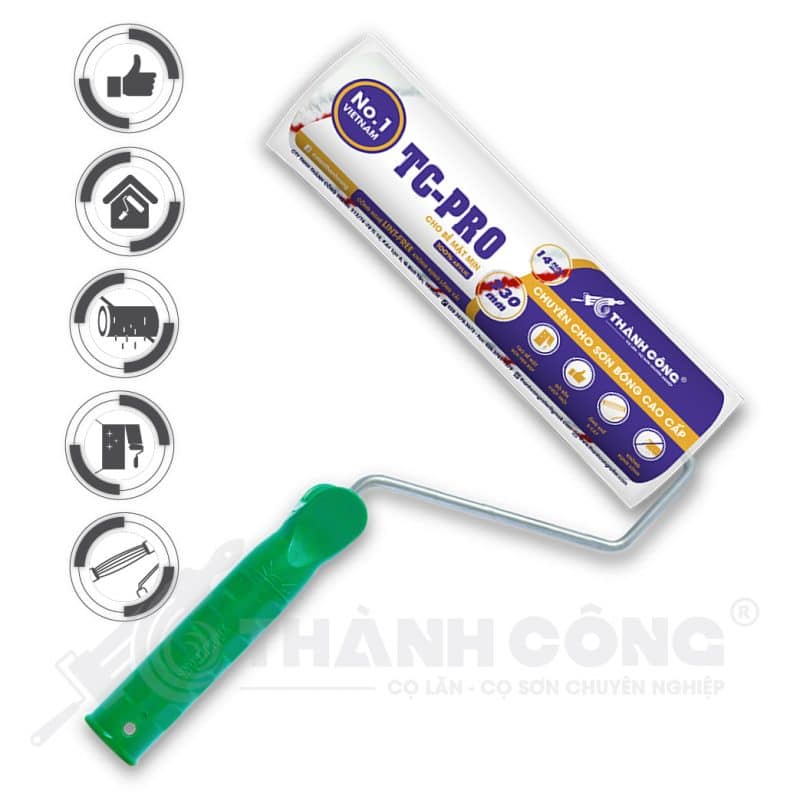 Cọ lăn sơn nước TC PRO Tím