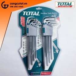 Bộ 18 lục giác thuần và lục giác bông Total THT106KT0181
