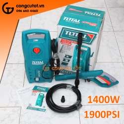 Bộ máy xịt rửa áp lực 1900psi 1400W 220V Total TGT11316
