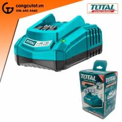 Đế sạc pin Lithium Total TFCLI2001 được thiết kế để sạc pin Lithium 20V